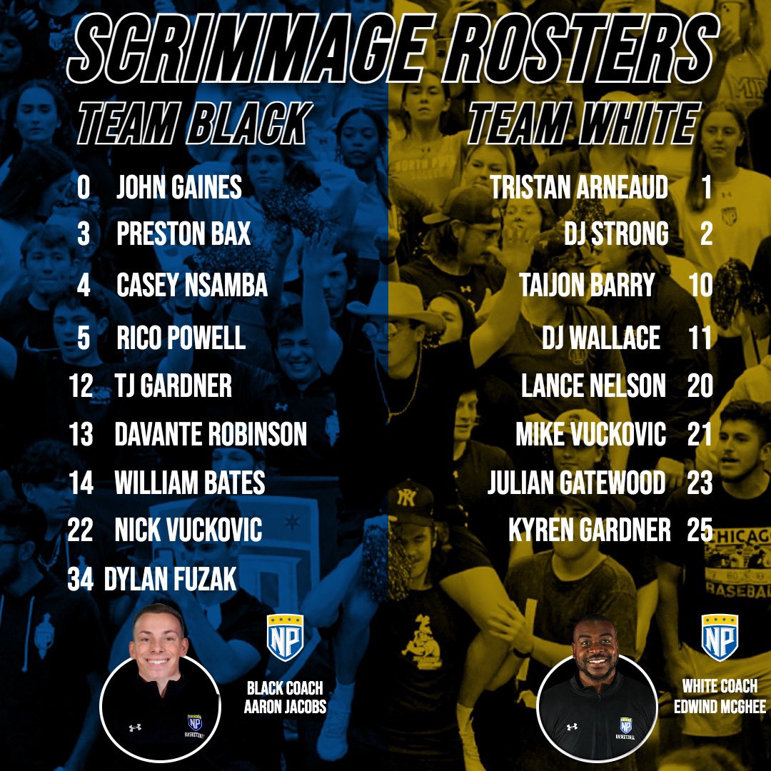 🚨 🚨Vikings Fans🚨 🚨

Come get the first look at your 2024-2025 Men’s Basketball Team.

🆚 Inner Squad Scrimmage
⌚️ Saturday Oct. 26th 12:00 PM CT
📍 Carlson Tower

#GoVikes🟡🏀🔵
