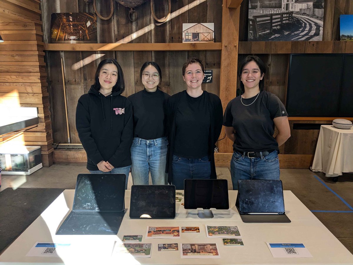 httfsymposium's tweet image. Day 1 of demos at #HTTF2024 showcased local UCSC research on VR, serious games, and human-robotics interaction! 🌿🕶️🤖 Attendees dove into hands-on experiences, exploring the latest in tech innovation. #UCSCResearch #VR #SeriousGames #HumanTech #HCI #Demos