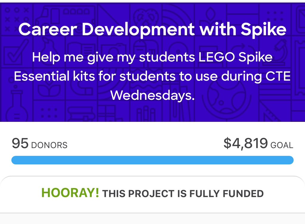 Jessica Mishima-Donahue M.Ed, NBCT (@kamalei_n_leiai) on Twitter photo Thank you to the 95 donors to my project. I can’t thank you enough for making my dream for my CTE class come true. Also a big thank you to <a href="/FurryFriendsDC/">Furry Friends</a>, <a href="/KASMOM24/">Kelly is Back-to-School 🍏</a>, & <a href="/KrocksPage/">Kindness Rocks DonorsChoose Giving Page</a> for promoting my project and helping it fund! I definitely couldn’t have done it without our help! Thank you to the 95 donors to my project. I can’t thank you enough for making my dream for my CTE class come true. Also a big thank you to <a href="/FurryFriendsDC/">Furry Friends</a>, <a href="/KASMOM24/">Kelly is Back-to-School 🍏</a>, & <a href="/KrocksPage/">Kindness Rocks DonorsChoose Giving Page</a> for promoting my project and helping it fund! I definitely couldn’t have done it without our help!