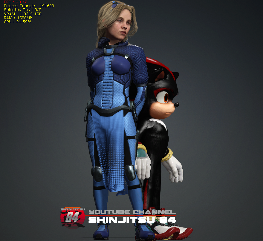 shinjitsu84's tweet photo. Maria Robotnik (Alyla Browne) Day 010, textures still in progress, outfit test fit back on avatar

#WIP #Sonic3 #FanArt #Cyberpunk #Shadow #Maria #SubstancePainter #CC4 #Unreal #SonicXShadowGenerations https://t.co/5ThRQX6KTZ