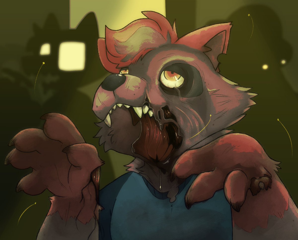 Art for <a href="/SneakyHere/">SnurkusDurkus VA</a> 
-
Casual gore warning, zombie with a missing jaw.