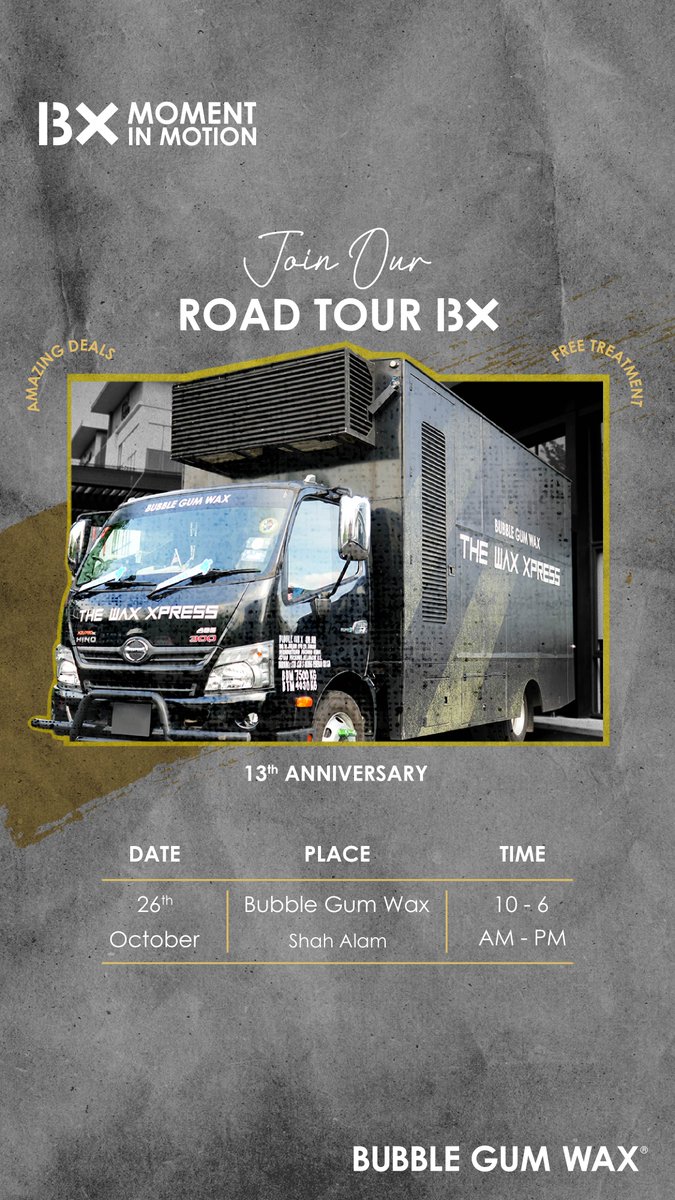 Jangan lupa korang claim free treatment sabtu ni!!!