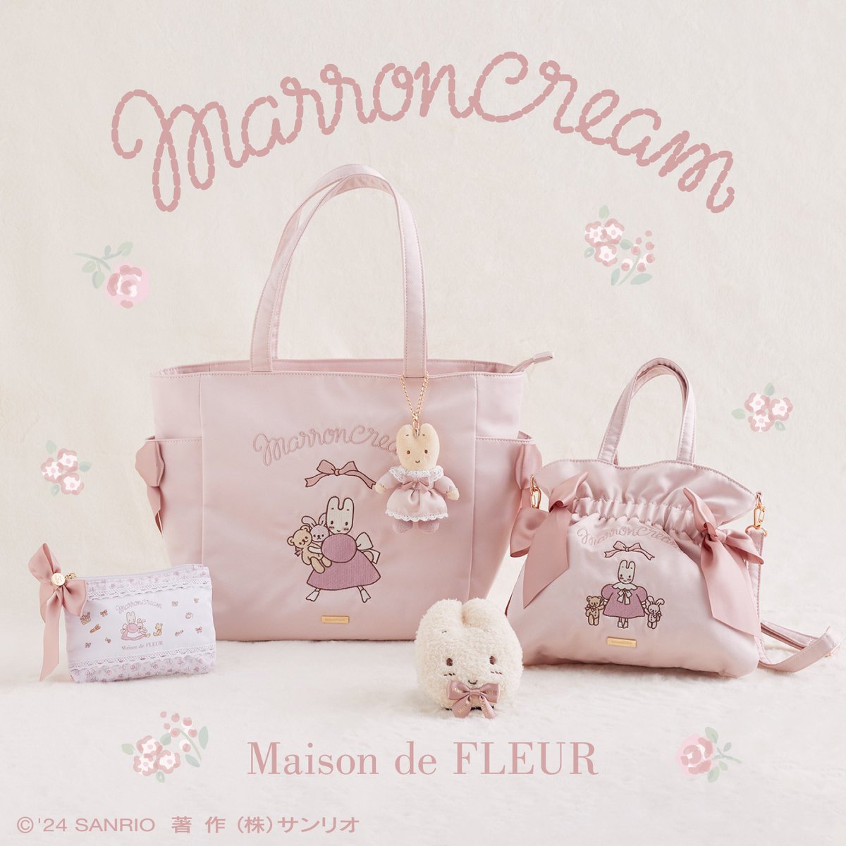 Maison de FLEUR×マロンクリーム☆ やさしいピンクで統一された