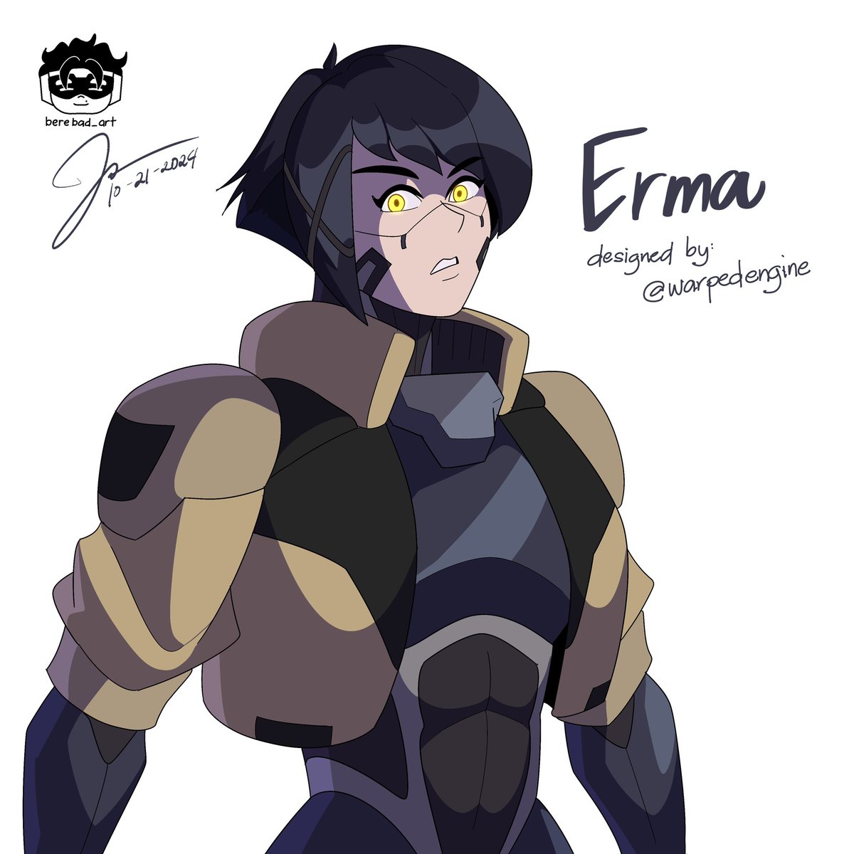 imBEREbad_art's tweet image. @WarpedEngine ‘s Erma from Gundam Termina!