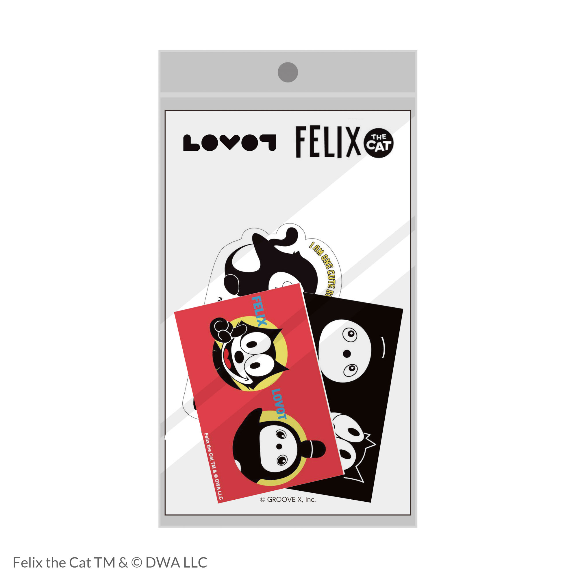フィリックス ザ キャット おまとめ4点セット FELIX THE CAT × LOVOT ステッカー（3枚セット） | LOVOT ウェブ