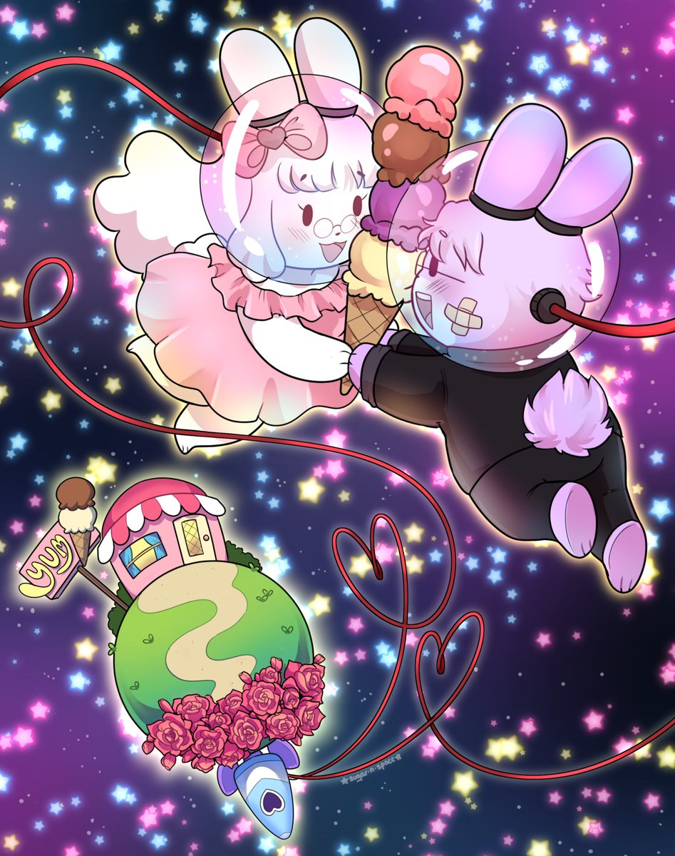 sugarnspace's tweet photo. @_VGen_ Hello!! I'm Ammy/Sugar, a freelance illustrator and Vtuber! I'm slowly leaning away from twitter but I've begun being more active over on 💙☁

Bsky ► https://t.co/Ju7IxUAAZh
Comms ► https://t.co/p9Txd7zbC5
Portfolio ► https://t.co/7p8tRO6K4a
Vgen ► https://t.co/B8nL8yzQES https://t.co/XkWUtzKrRc