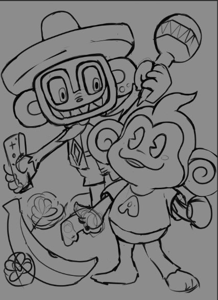 gorypear's tweet photo. WIP

#supermonkeyball 
#sambadiamigo https://t.co/CxRyQWDcRO