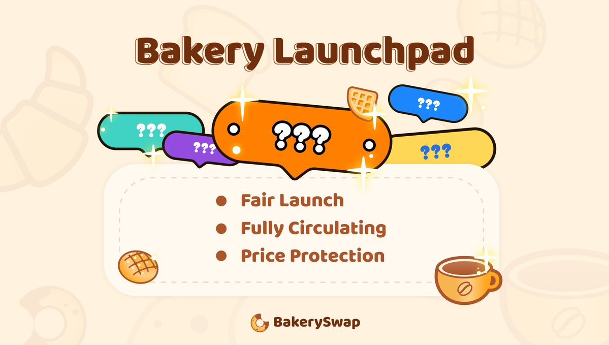 #Giveaway #BAKE <a href="/bakery_swap/">BakerySwap</a> 

Ok. Ga cho ae kèo meme <a href="/bakery_swap/">BakerySwap</a> nhé. Họ phát rất ít Airdrop. Giá ko thể dưới được giá launch, tp x10 ez. Ae tham gia nhé!

🏆50$ meme <a href="/bakery_swap/">BakerySwap</a> - 5 winners (biết đâu air từ 50$ lên 500$)

📍Thể lệ

1/ Follow <a href="/bakery_swap/">BakerySwap</a>,