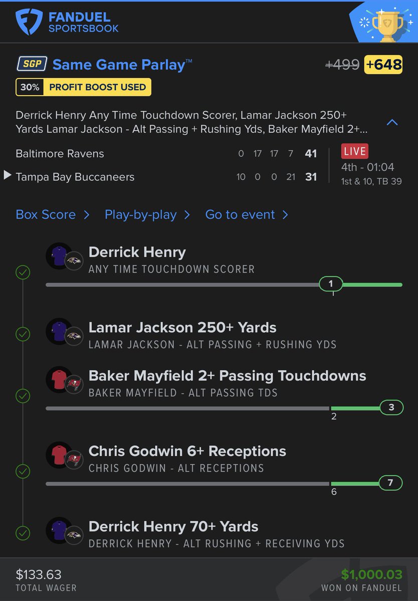 __LordPenguin's tweet image. Coffee for $5 ppl that like this ☕️❤️‍🔥

✅✅✅ Monday Night Football Nuke

$133 -&amp;gt; $1000 💰

TWO IN A ROW, DON’T LET ME GET HOT 🔥🔥