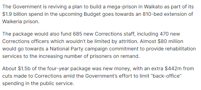 nicholasphilp's tweet photo. #NACT1st government have chucked $1.5B extra money into a prison project because they "saved it" by not funding Dunedin Hospital
Priorities
Am I wrong? https://t.co/YJf3efujnv