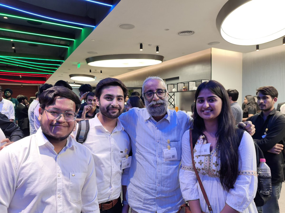 LNMIIT_official's tweet photo. Our GDG on Campus team, secured the Runner-Up position at the Google Gen AI Exchange Hackathon outshining 15,000+ submissions across India
Congratulations to Himanshu, Priyansh, Vanshika for representing LNMIIT and showcasing the power of innovation with AI.
#GoogleGenAI #LNMIIT https://t.co/nB20IBBAnv