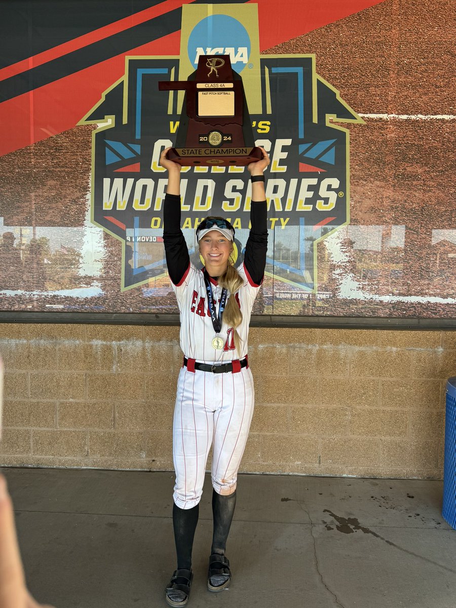 Congratulations one of our former players <a href="/MarleyTeasley/">Marley Teasley</a> for not only wining the 4A state title but hitting 23 home runs this season!!! This is a tie on the Oklahoma State Record!! Which was broken this year by two amazing athletes!!
