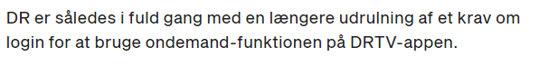 Måtte læse det tre gange, før jeg fandt ud af, hvad ondemand er...