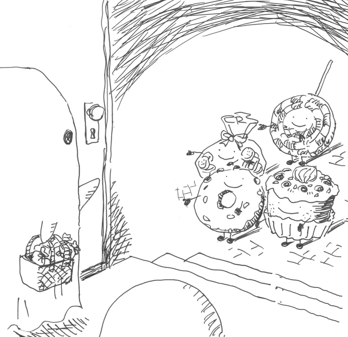 #ハロウィン過去作掲載祭り 
「お菓子ちょーだい。」 