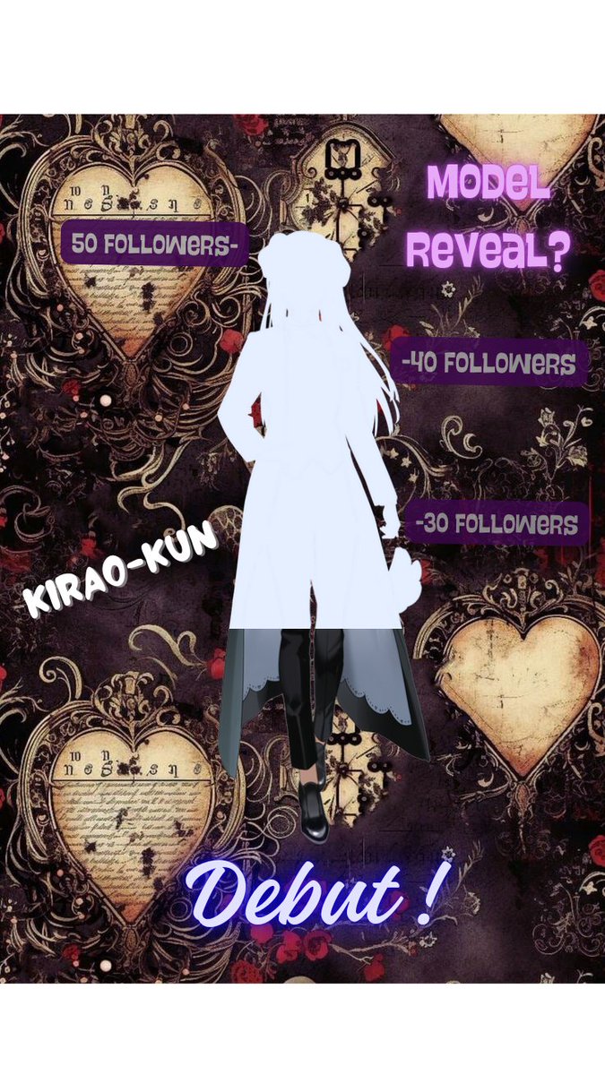 kiraokun_nanda's tweet image. A bit reveal for my model (⁠人⁠ ⁠•͈⁠ᴗ⁠•͈⁠)~ 
Let's see if you guys can make the reveal happen before the debut date! (will announce the date soon {UTC +8}) 
@AniLive_app

#kiraobutler #kiranites #VTuberDebut #ENVtuber #AniLive #StreamingLive