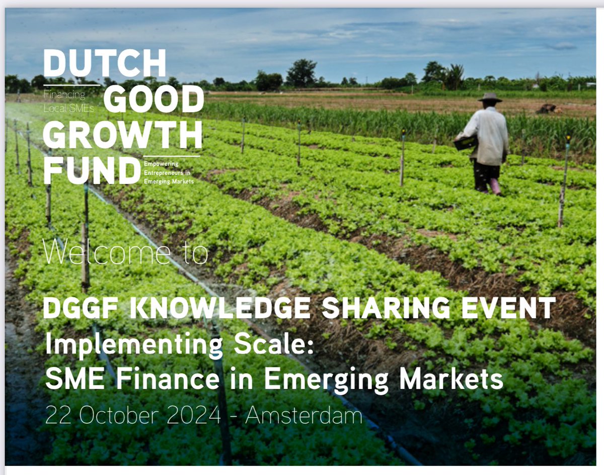 Attending the DGGF 10year review titled: “Implementing Scale: SME Finance in Emerging Markets.” The event will reflect on the past ten years of transforming the SME finance sector and focus on developing effective strategies and collaborations for scale. #impactinvesting