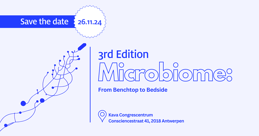 ESCMID's tweet photo. Save the date for ‘Microbiome: From Benchtop to Bedside’ that takes place on November 26th in Antwerp, Belgium. Co-organised by #ESGHAMI this explores novel scientific insights in the microbiome field.

Registration and abstract submission are still open!
https://t.co/UzM9EJup40 https://t.co/LahhHNOnu1