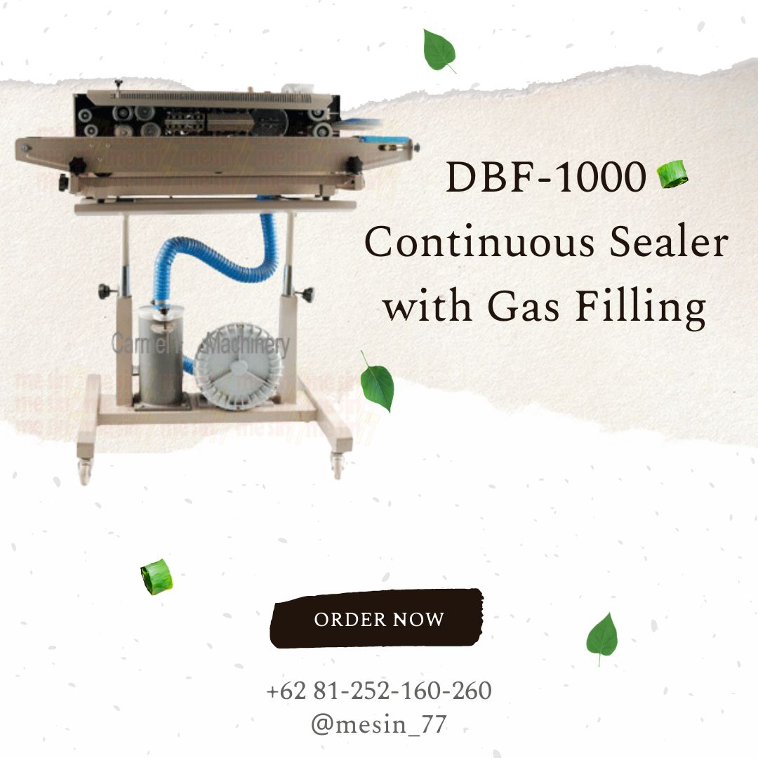 mesin77's tweet image. DBF-1000 Continuous Sealer with Gas Filling

Website : mesin77.com
Call/WA : 081-252-160-260
Youtube : CV Carmel Hill Machinery

mesin77.com/SF-150G_XWY-10…

#DBF1000 #ContinuousSealer #GasFilling #MesinSealer #KemasanKembung #SealerKemasan #ContinuousBandSealer #mesin77