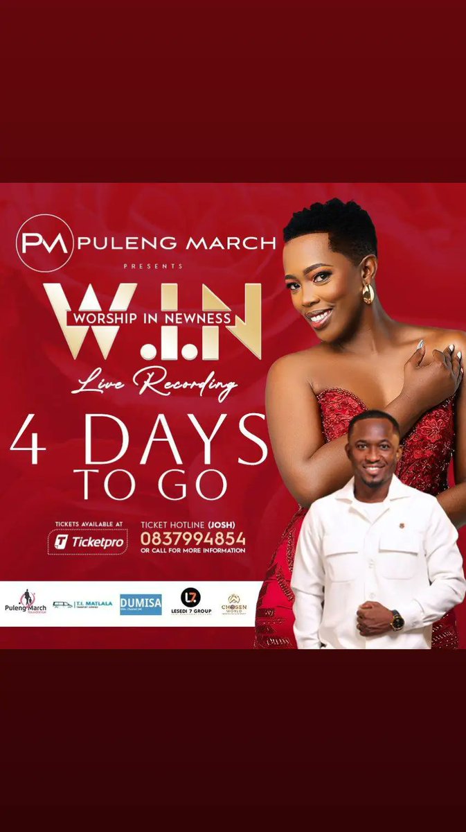 PulengMarch's tweet photo. We are almost there winners!! 4 days left!
Run to ticketpro if you haven't got your ticket ✨
#WIN
#newness
#road2win https://t.co/yJf0IzBQdP