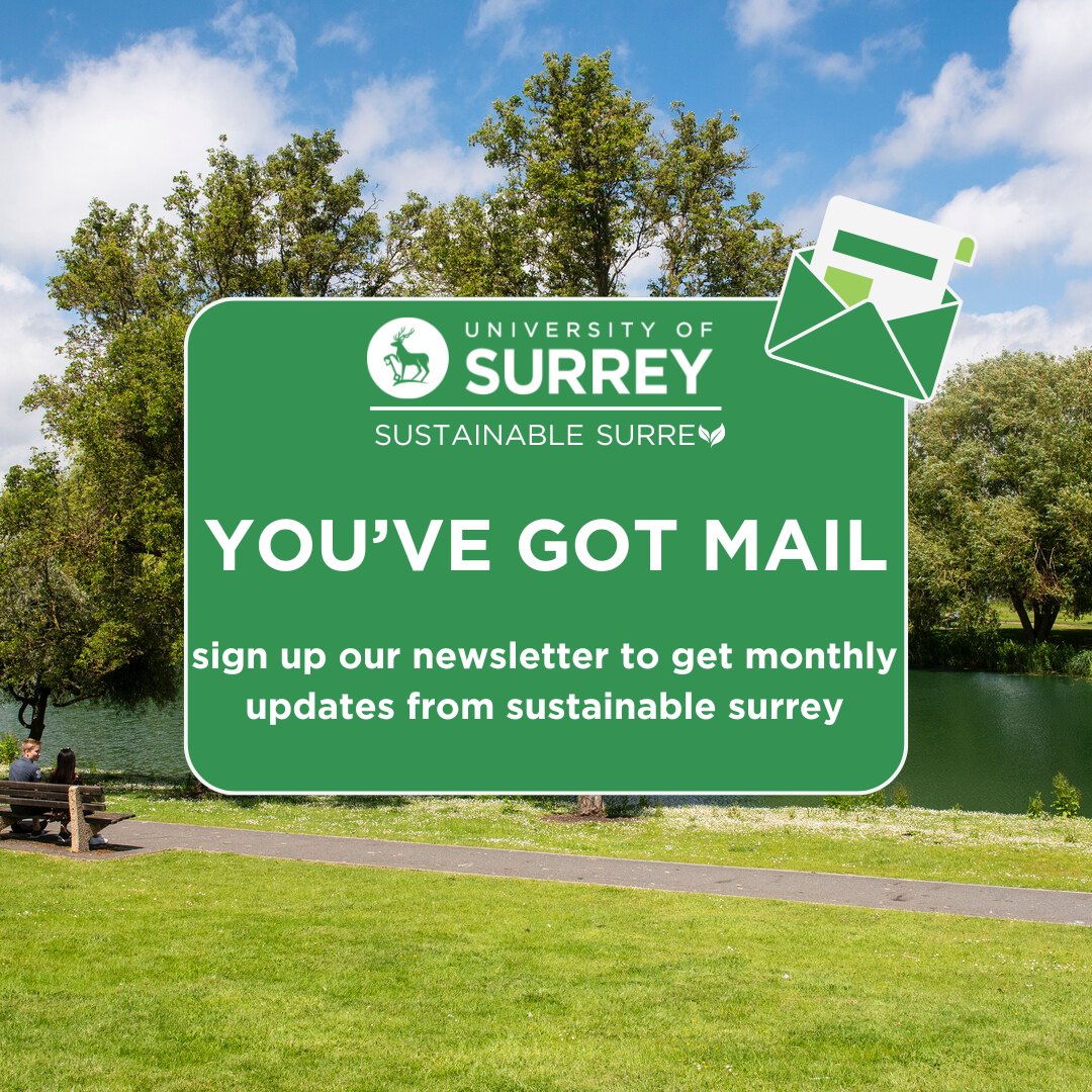 UoSSustain's tweet photo. Missed this month's sustainability newsletter from @UniOfSurrey?😱

Comment 'recycling' and we'll send you the latest edition! 

Sign up to stay in the loop: https://t.co/w6LxjQ7IvZ

#sustainablesurrey https://t.co/mr2GyjbDOW