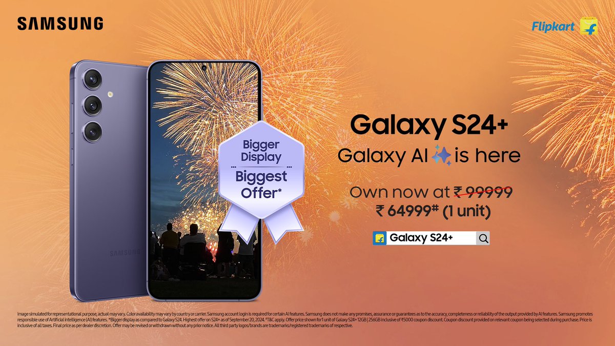 android_fhd's tweet image. Cool offers running on #GalaxyS23FE #GalaxyS23 and #GalaxyS24Plus on Flipkart

With the specs that these S series devices come with, these look good deals 👀