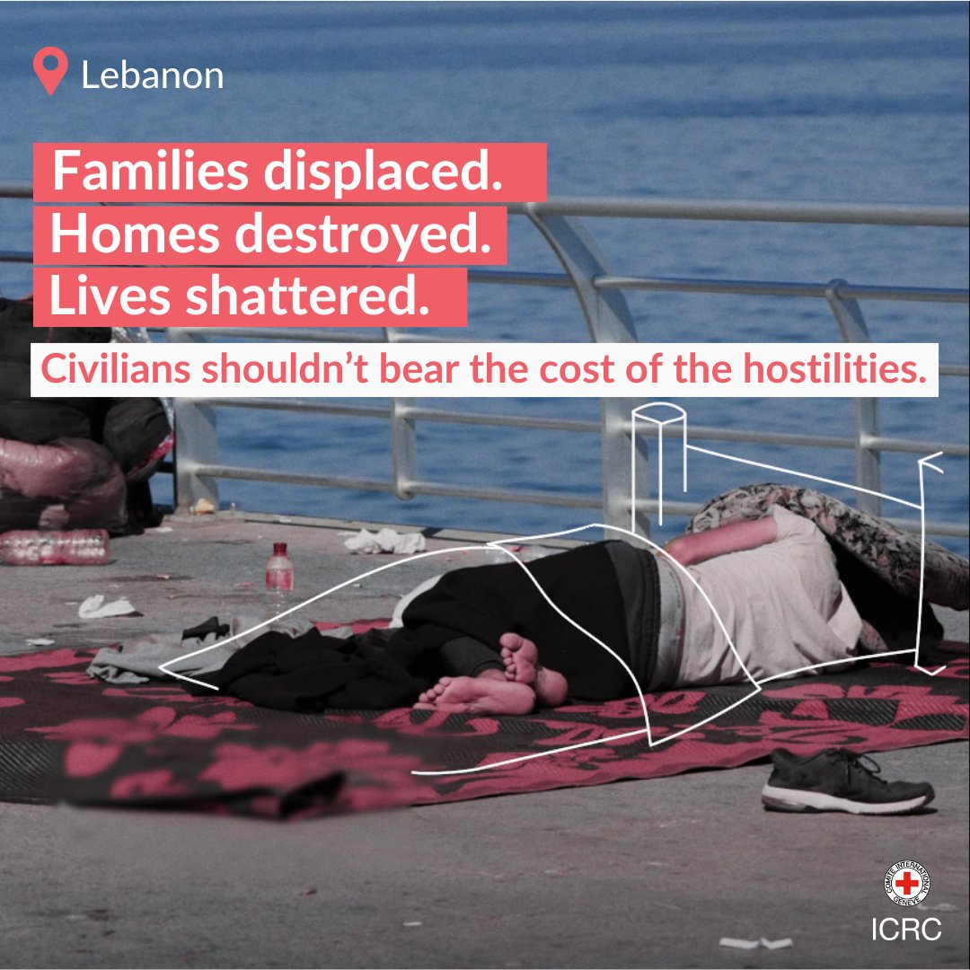 📍 Lebanon | Armed conflicts destroy more than buildings, they also tear families apart. 

We urgently call for the protection of civilians and civilian infrastructure.