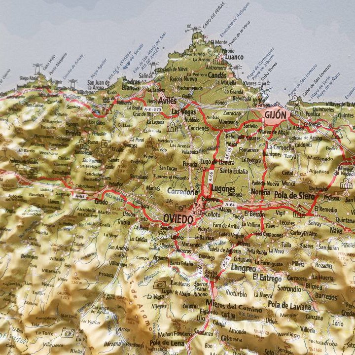 A3F Mapas en relieve tweet media