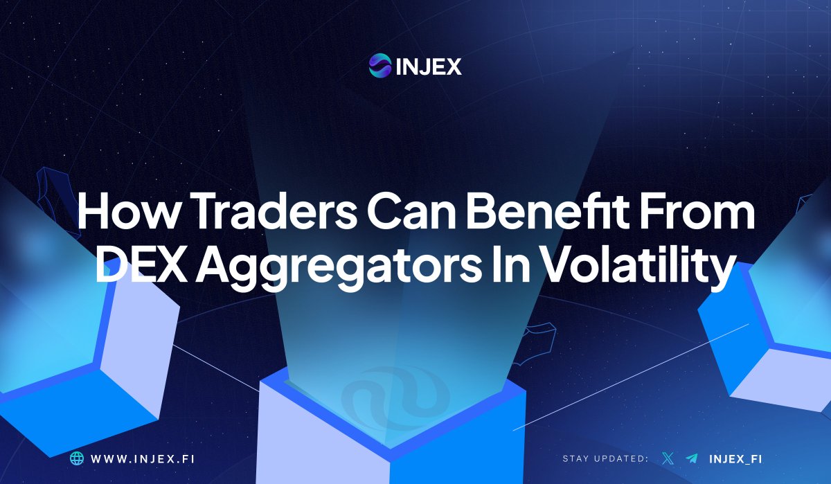 Injex_fi's tweet photo. 📜📍Navigating a volatile DeFi market requires a strategic approach, and DEX aggregators can be a crucial tool.   

Here’s how traders can benefit: https://t.co/uYJJxpoTSr