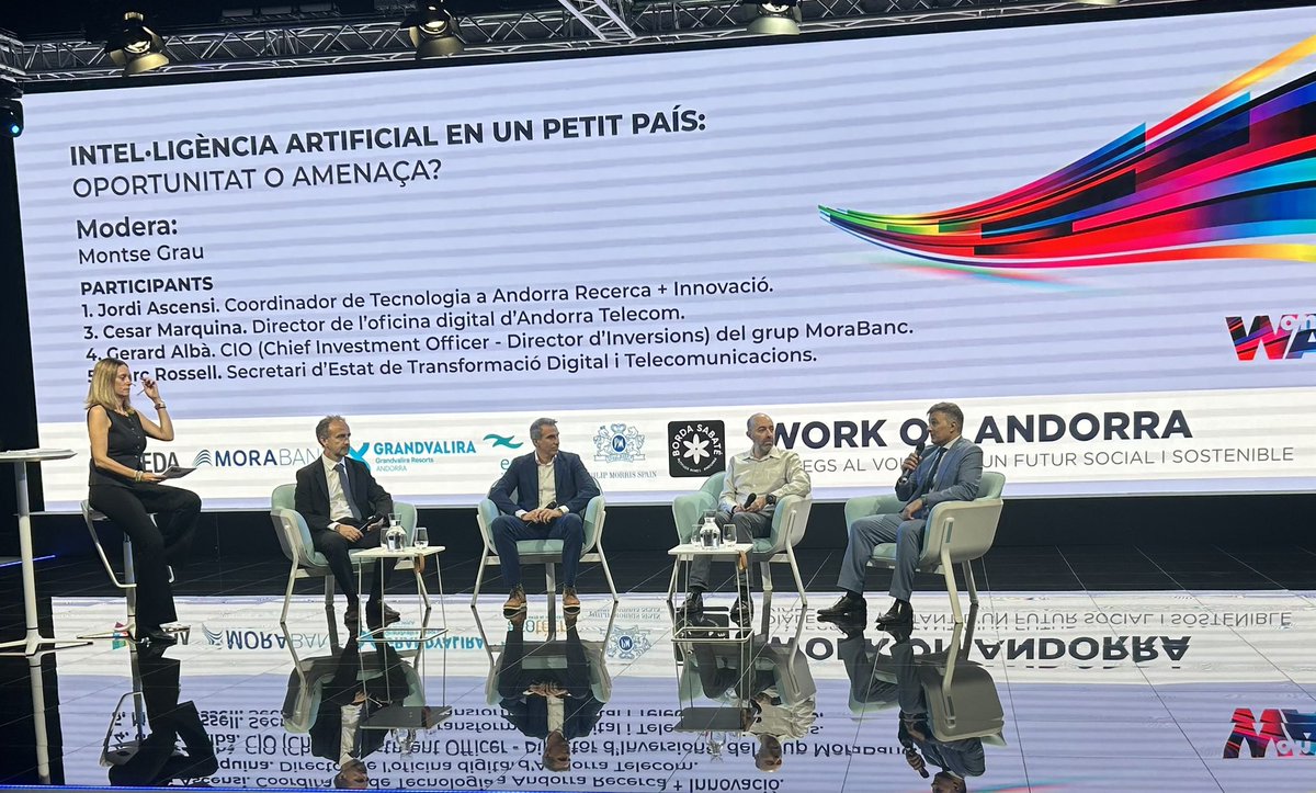 Taules per debatre la intel·ligència artificial i el canvi climàtic al #WorkOnAndorra