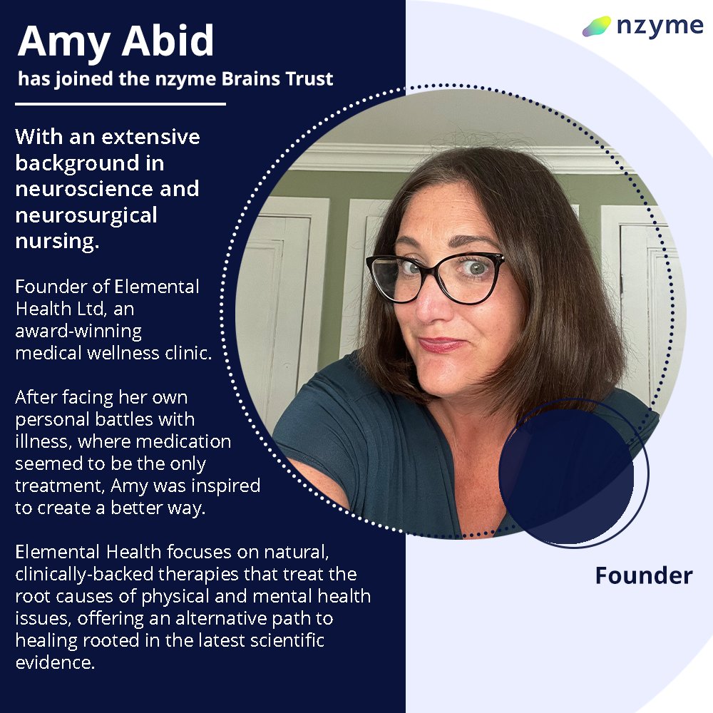 nzymegroup's tweet photo. We're really excited to announce Amy Abid as the newest member of our Brains Trust!
Amy has extensive background in neuroscience and neurosurgical nursing.
For more information on our brains trust, visit here:
https://t.co/htolXtHhRg
#pharmaceuticals #marketaccess #BrainsTrust https://t.co/lDUCl10KtH