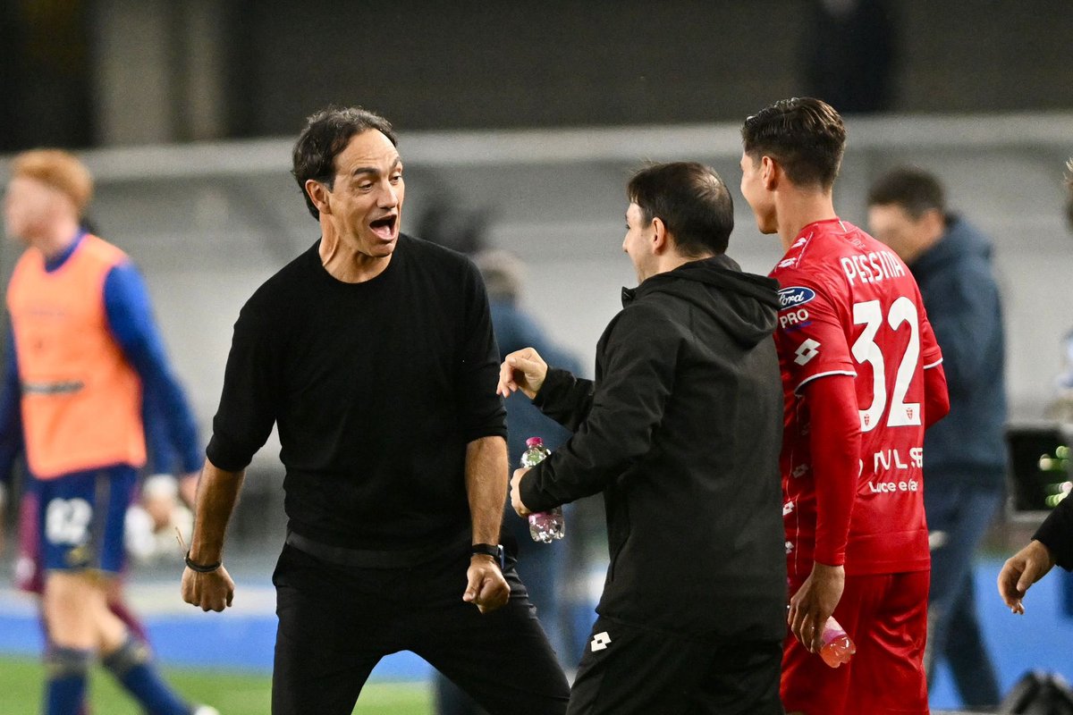 Nesta's tweet image. Vittoria meritata e voluta fortemente! Avanti uniti ragazzi!👏🏼⚪️🔴  #ForzaMonza @ACMonza @SerieA