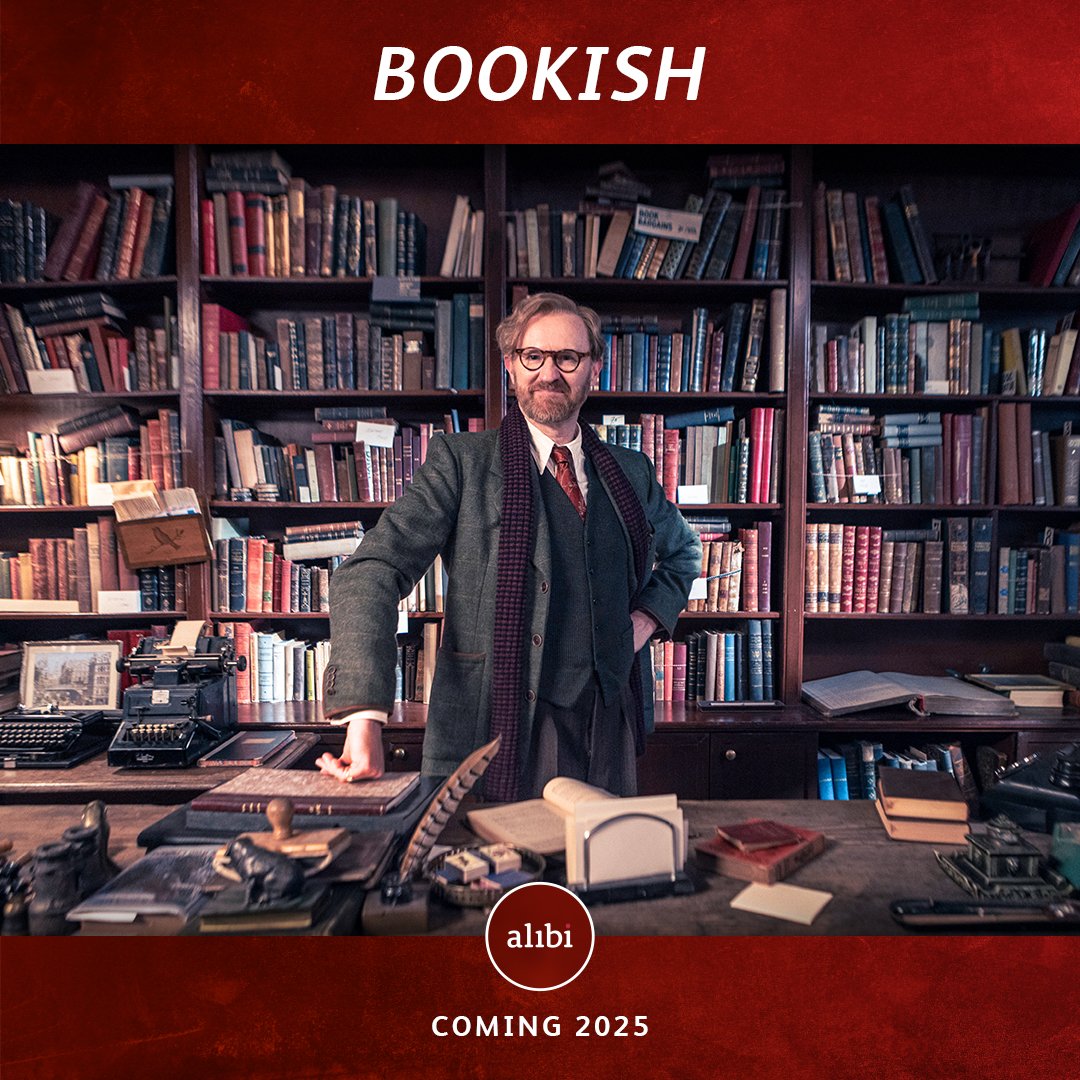 Here’s a first look at our upcoming crime thriller Bookish – from creator and writer Mark Gatiss!