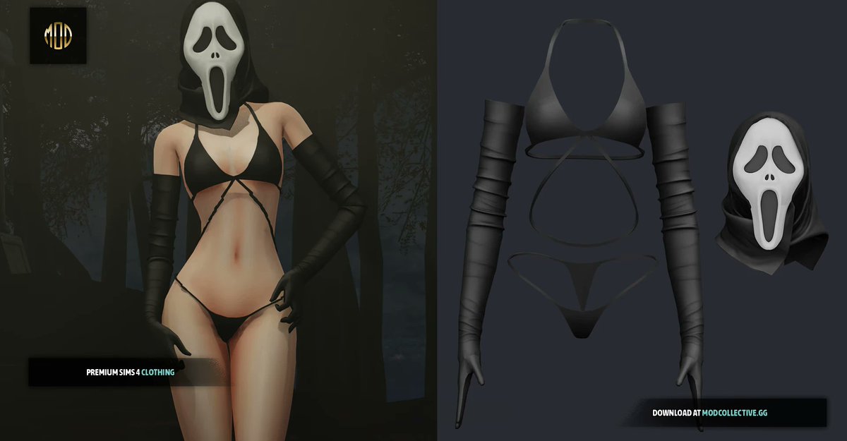 Scream Halloween Set by Beto Embrace the spirit of Halloween with this  unique sexy scary Halloween set for Sims 4. get the mod at  https://t.co/fur4lSDE4N #ts4cc #sims4cc #modcollective #s4cc #ts4rp #sims4  #thesims #