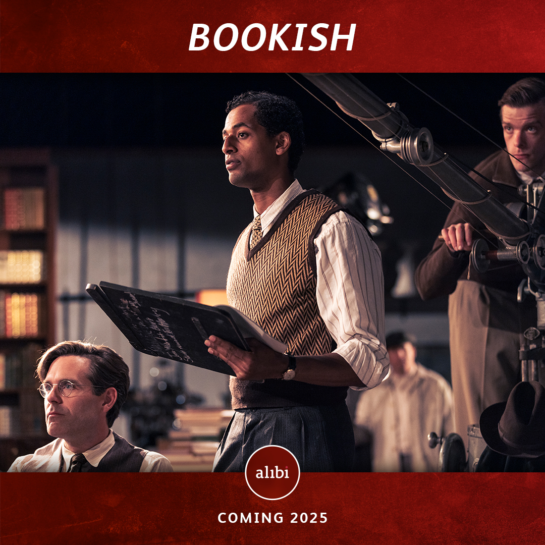 alibi_channel's tweet image. Gatiss also stars as the whip-smart and debonair Gabriel Book, an antiquarian bookshop owner in post-war London, who solves fiendish mysteries with the knowledge from the hundreds of books on his shelves. #Bookish