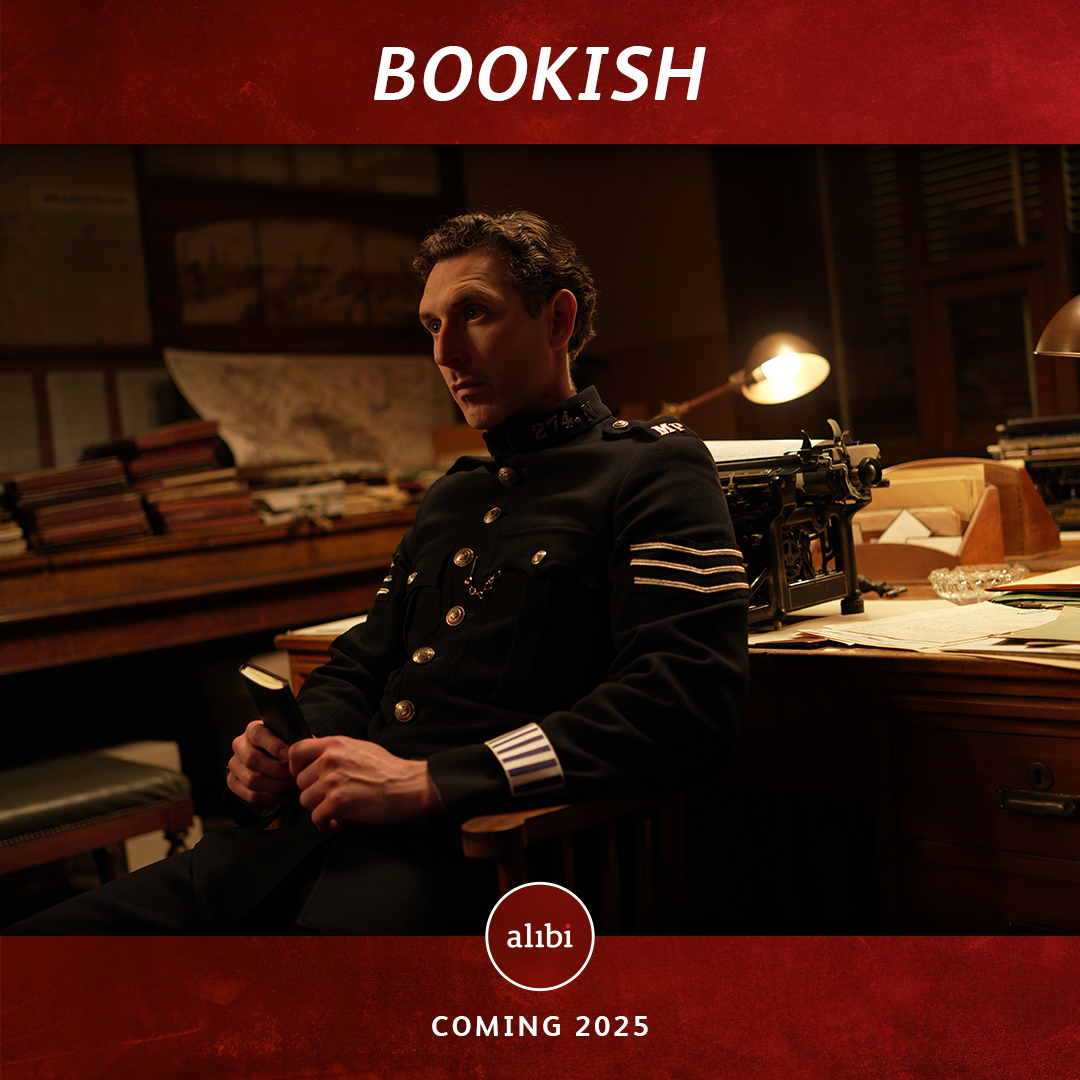 alibi_channel's tweet image. Gatiss also stars as the whip-smart and debonair Gabriel Book, an antiquarian bookshop owner in post-war London, who solves fiendish mysteries with the knowledge from the hundreds of books on his shelves. #Bookish