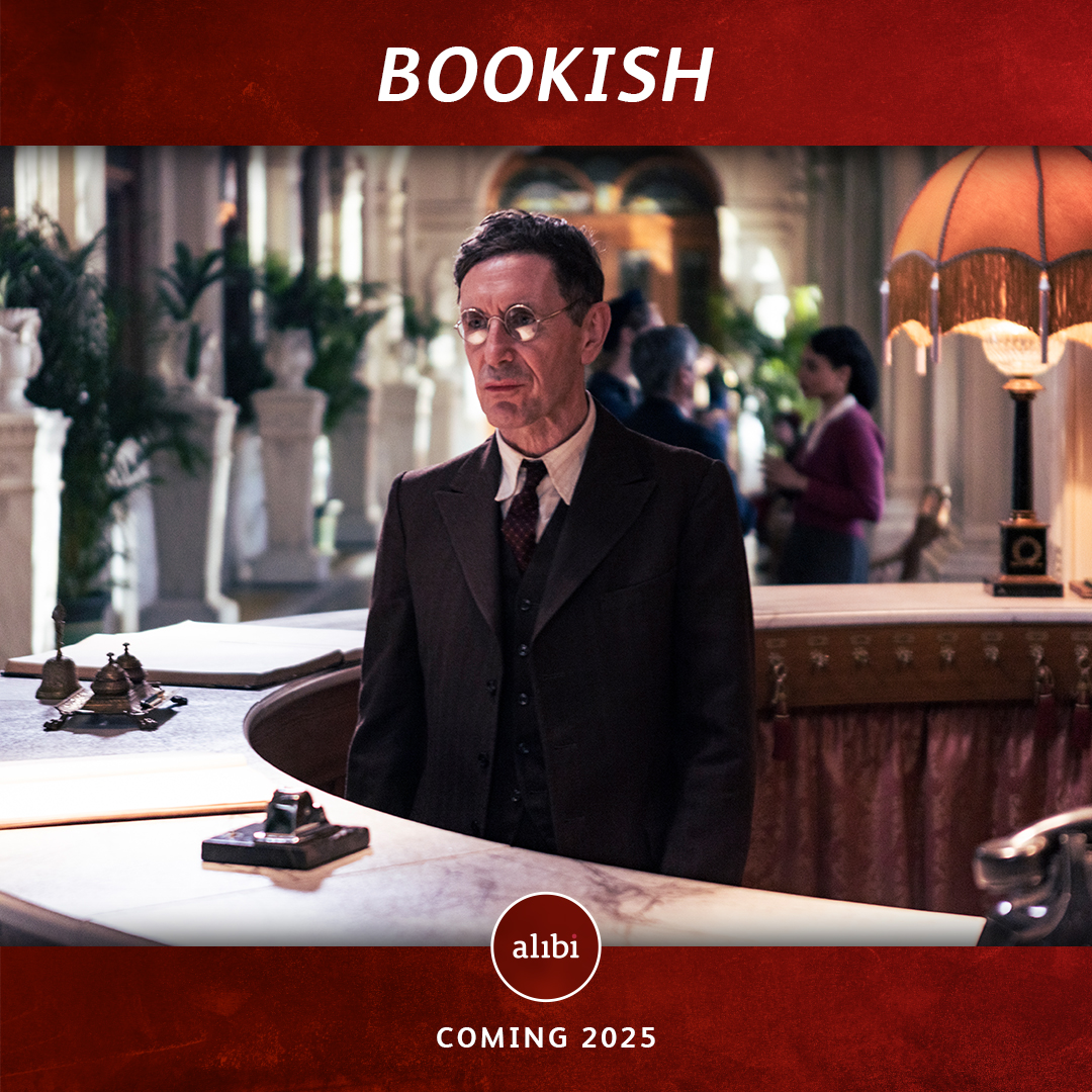 alibi_channel's tweet image. Gatiss also stars as the whip-smart and debonair Gabriel Book, an antiquarian bookshop owner in post-war London, who solves fiendish mysteries with the knowledge from the hundreds of books on his shelves. #Bookish