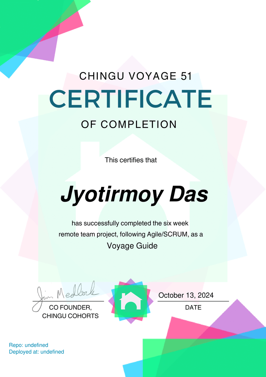 jd_1441's tweet photo. Grateful for the opportunity to give back and support such an incredible community. It was a pleasure guiding the team as part of Chingu's Voyage. Thank you for the experience! 🙏

#SoftwareDevelopment #remotework #Volunteer https://t.co/hLDWhKJvUG