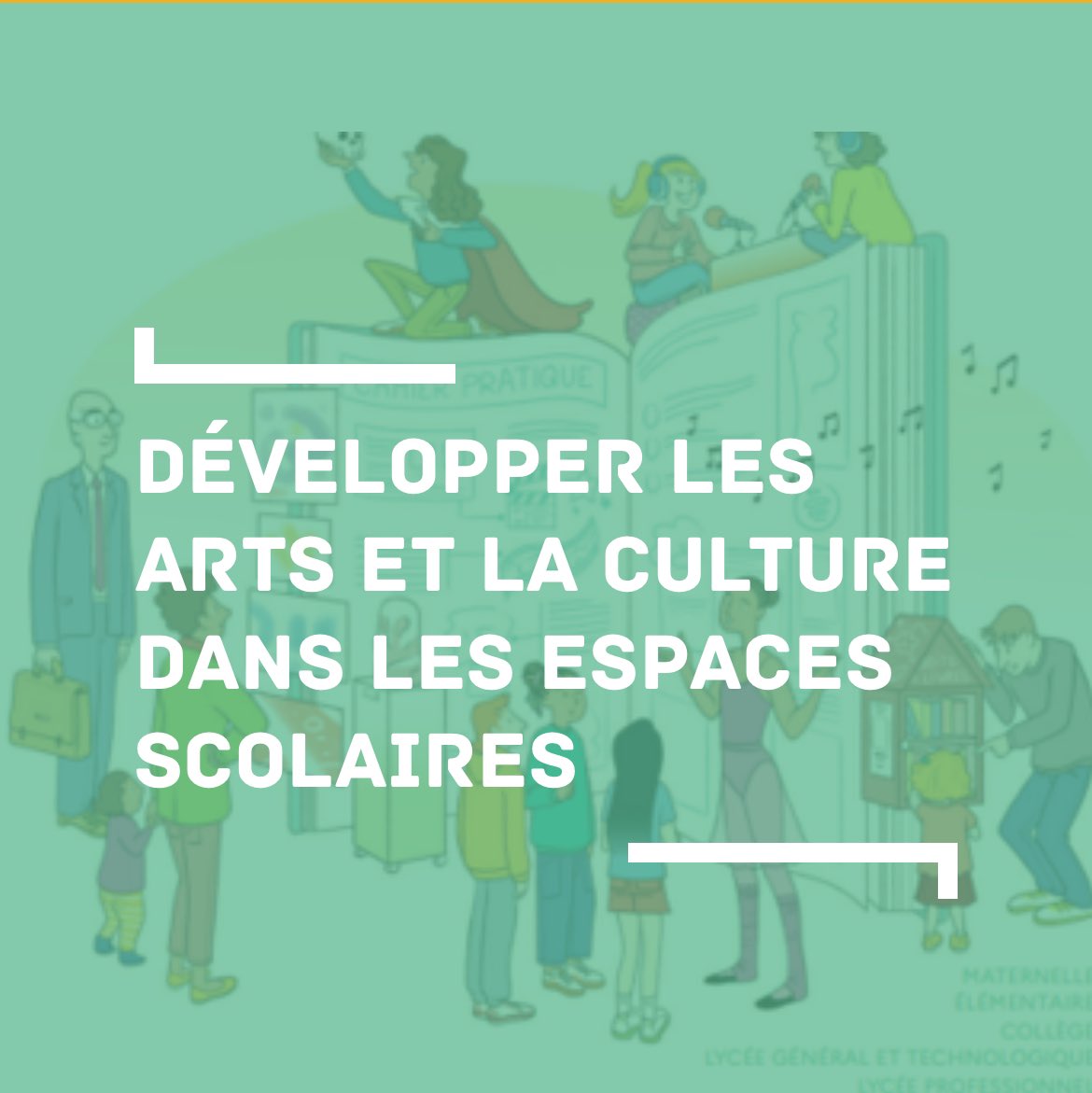 📍Développer les arts et la culture dans les #EspacesScolaires 

✅ À découvrir le cahier pratique #Art &amp; #Culture <a href="/batiscolaire/">Bâti scolaire MENJ</a> proposant des pistes favorisant l’accès à l’art et à la culture dans les espaces scolaires

👉batiscolaire.education.gouv.fr/developper-les…