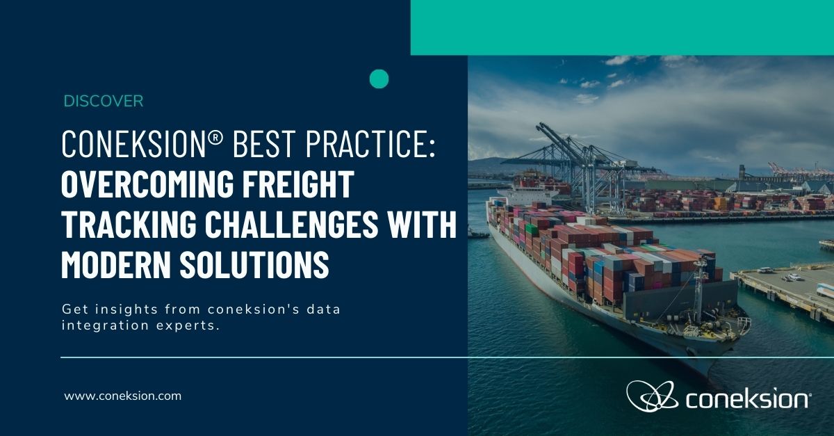 If having visibility on freight is vital for your business, don’t miss this guide. It explores the common challenges companies face when tracking shipments and highlights how coneksion® can provide freight visibility and streamline your tracking process. 

coneksion.com/blog/best-prac…