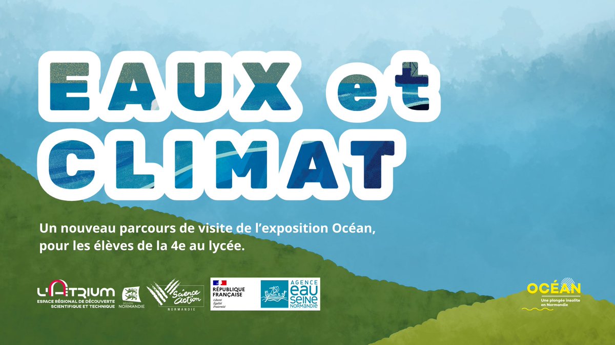 💧 Découvrez l'offre scolaire "Eaux et Climat" pour les élèves de la 4e au lycée, co-financée par l'Agence de l'Eau Seine-Normandie. De novembre 2024 à octobre 2025, cette offre propose de nombreuses activités afin de sensibiliser vos élèves aux impacts du changement climatique.