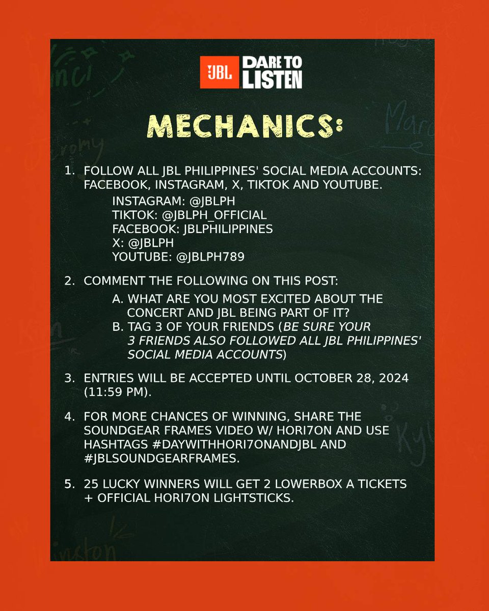 📣 GIVEAWAY ALERT 📣 Anchors, school bags 🎒 ready!? We're giving away tickets for <a href="/HORI7ONofficial/">HORI7ONofficial</a>'s  2ND CONCERT “DAYTOUR: ANCHOR HIGH”! Visit our official IG page instagram.com/jblph/ for details.

#JBLPH #DareToListen
#HORI7ONforJBLPH #JBLPH_HORI7ON
#DAYTOUR_ANCHORHIGH