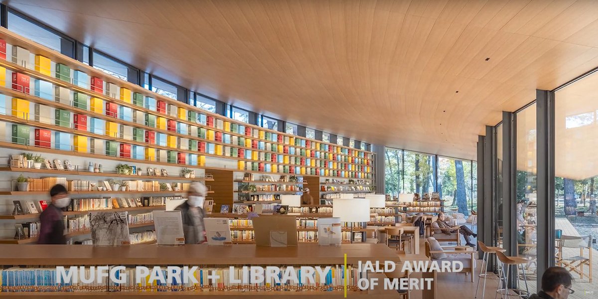 Lumimedia_lab's tweet photo. 弊社が携わりましたプロジェクトが
「The IALD International Lighting Design Awards」
において「2024 IALD Award of Merit 」
を受賞いたしました。

・SIMOSE 
設計:坂茂建築設計

・MUFG PARK/LIBRARY 
設計:三菱地所/大森晃+高橋祐太

関係者の皆様、ご協力ありがとうございました。 https://t.co/srxCEAwNGp