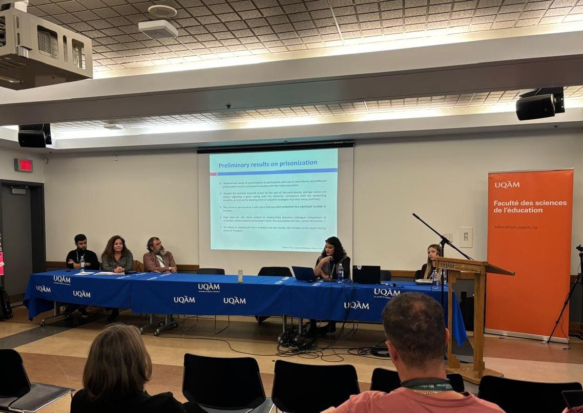 El grupo GIASEDH de la Universidad de Granada finaliza su estancia en el Montreal International Conference of Prison Education de la Université du Québec (Canadá), tras la exposición del panel "Penitentiary Social Education and Socio-Educational Action for Reintegration in Spain"