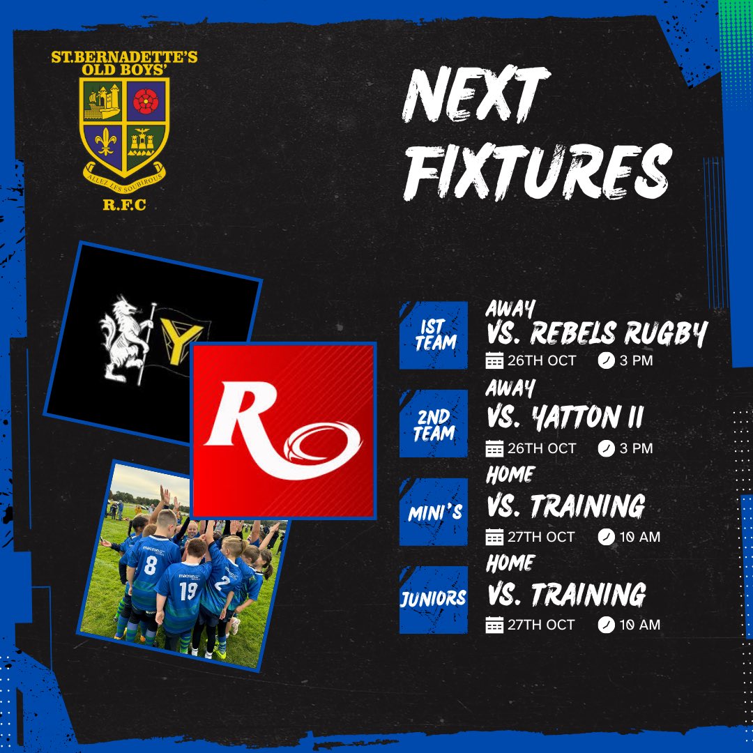 St Bernadettes OB RFC tweet media