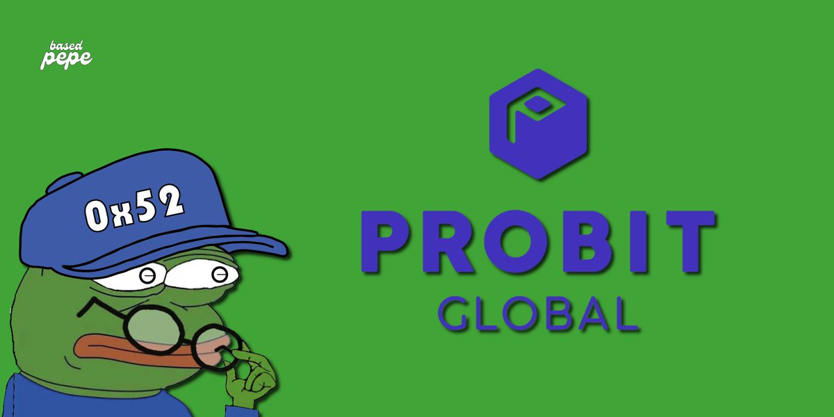 0x52BasedPepe's tweet image. Hyped to announce that we are listing on ProBit @ProBit_Exchange this week!

Trading pair: $BASEDPEPE/USDT

Deposits open: Wed, 23 Oct, 14:00 UTC
Trading starts: Thu 24 Oct, 14:00 UTC
Withdrawals open: Fri 25 Oct, 14:00 UTC

Full details: probit.com/en-us/hc/10000…