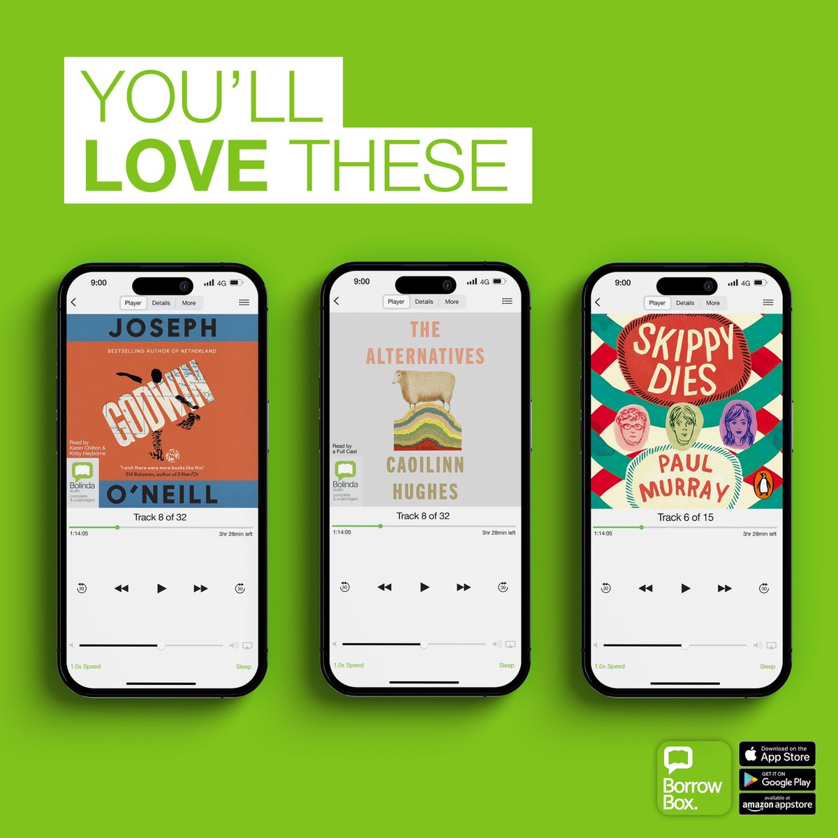 LibrariesWales's tweet photo. Did you enjoy the expert prose of Paul Murray’s Booker Prize shortlisted The Bee Sting? Find more brilliant Irish family sagas filled with complex characters and humour – on @BorrowBox  now!
https://t.co/A3dvPPnd6Q https://t.co/Meqq08RvlW