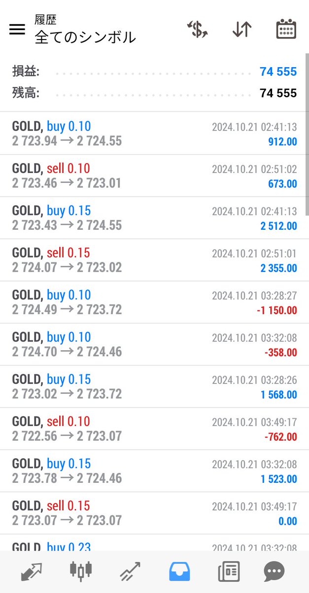 FreidaBudd56446's tweet photo. 僕がいつも回してる無料EA🤓

【GOLD trade FX自動売買🔥】

昨日の収益です☝️
🤓74555円🤓

まだ出来たばかりの新しいグループです☝️

オプチャはこちらから🤓
https://t.co/uWVFhq6IIa

ドル円/GOLD/ゴールドEA/投資/副業/ロング/ショート/FX/自動売買/無料EA/ビットコイン/増税/減税/USDJPY/石破 https://t.co/43OpjT6QuO