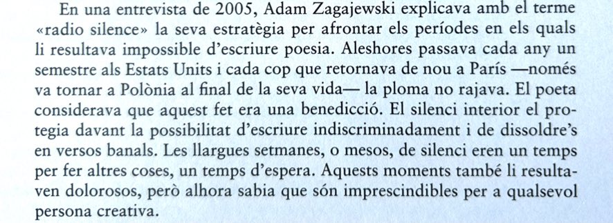 El silenci interior.