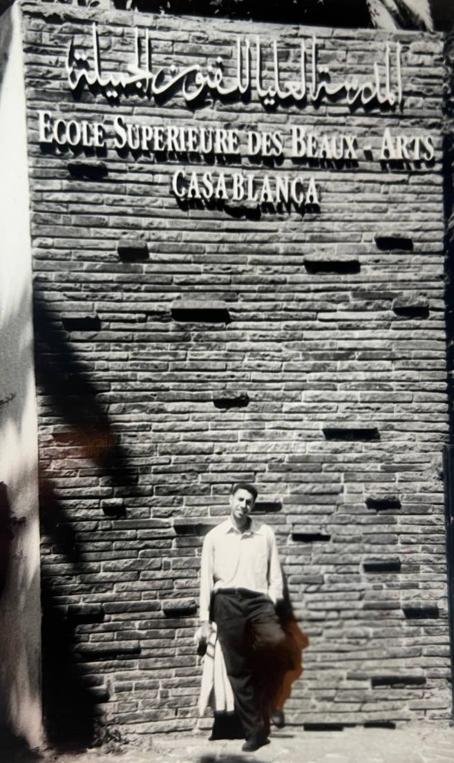 khourassani's tweet photo. Throwback to 1996 at the École Supérieure des BeauxArts de Casablanca. Here I am, a young Younes Khourassani, stepping into the world of art and creativity. These halls have witnessed the transformation of many passionate students like myself into artists who dare to dream big https://t.co/hKtKW5TF7r