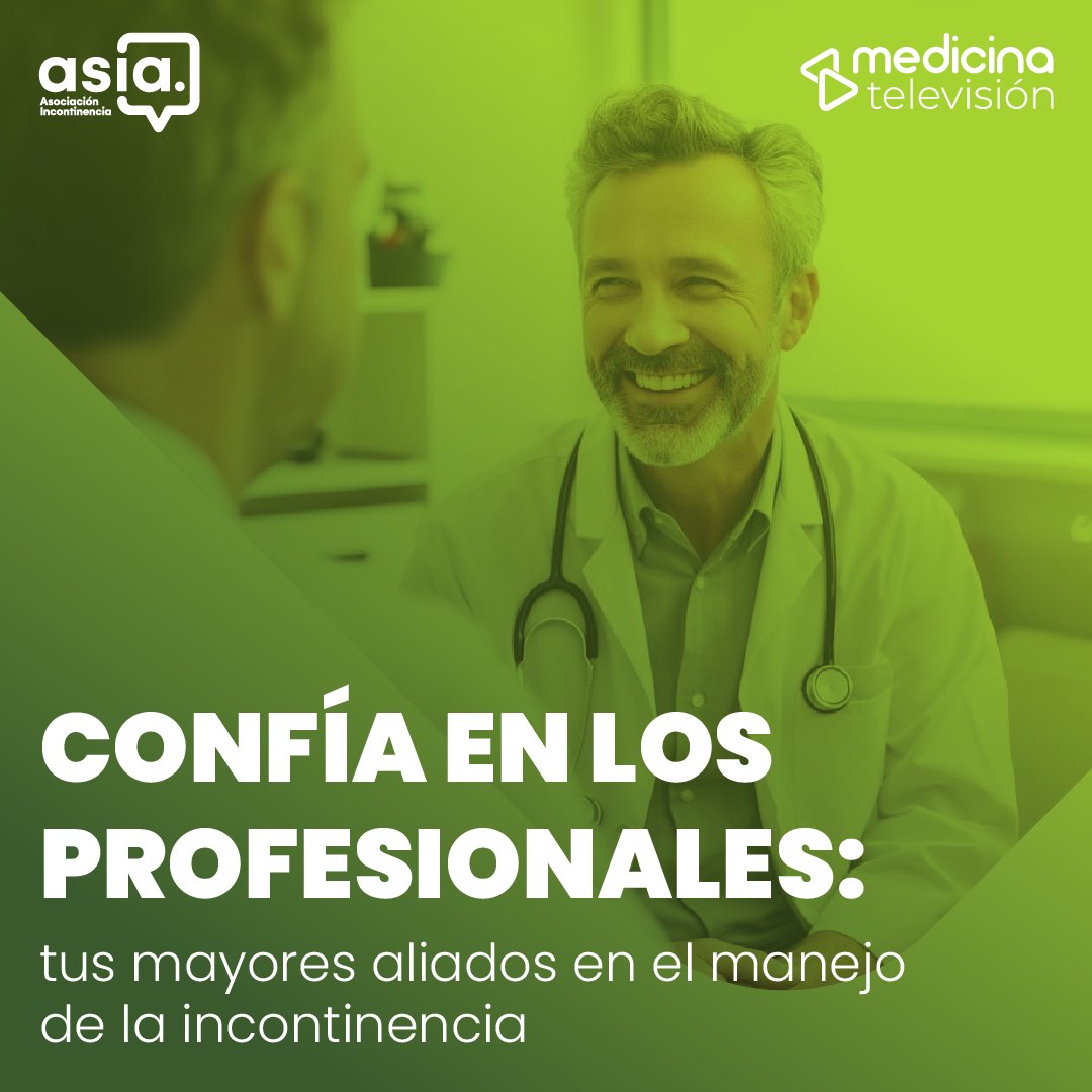 Medicina_TV's tweet photo. #IncontinenciaASIA, un canal donde los especialistas brindan consejos para mejorar la calidad de vida de quienes padecen incontinencia.
Recuerda, la incontinencia no tiene por qué ser un obstáculo💚 @InconAsia
https://t.co/EM0QTQPccD https://t.co/d7TDZhKGVA